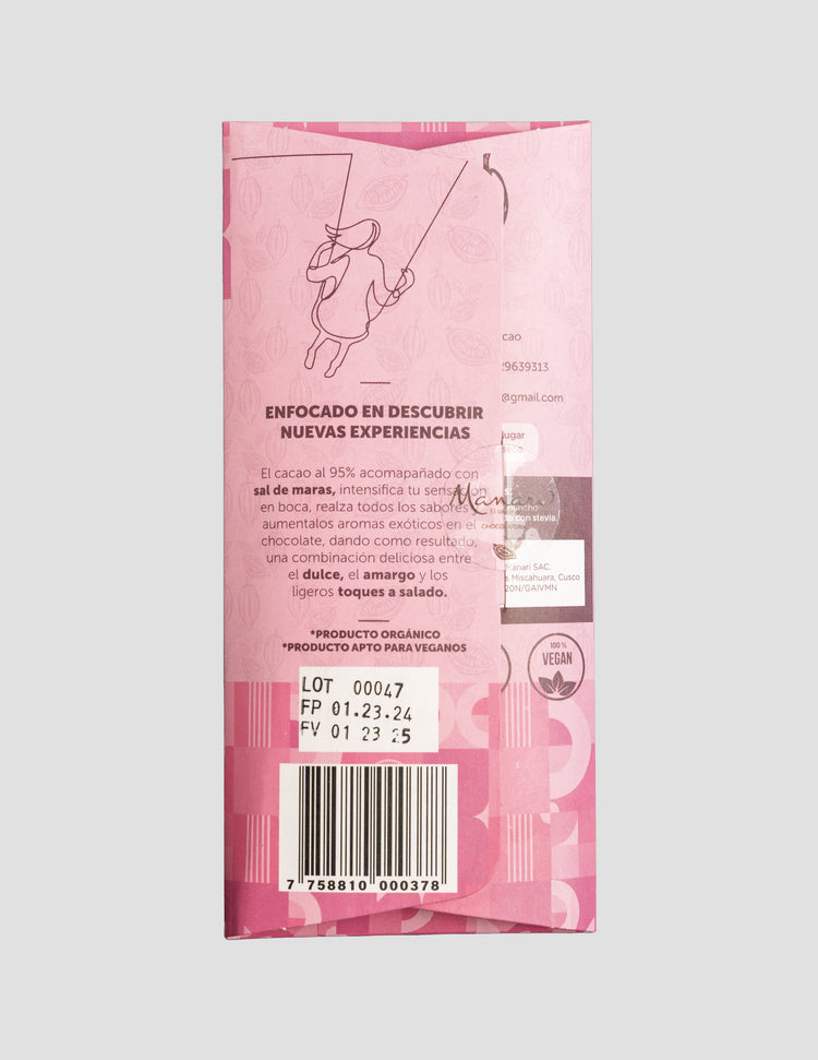 Cusco 95% Stevia & Sal de Maras