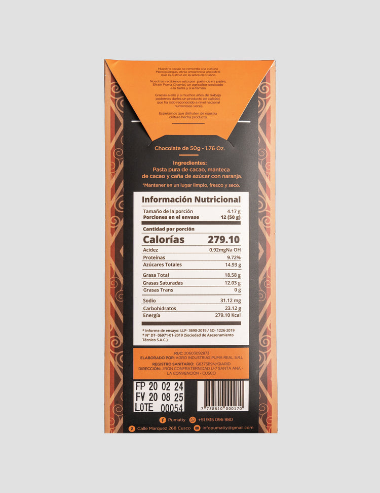 Cusco 70% con Naranja