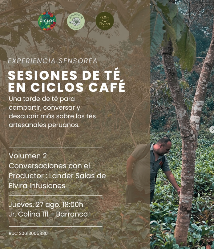 Sesiones de té en Ciclos Café